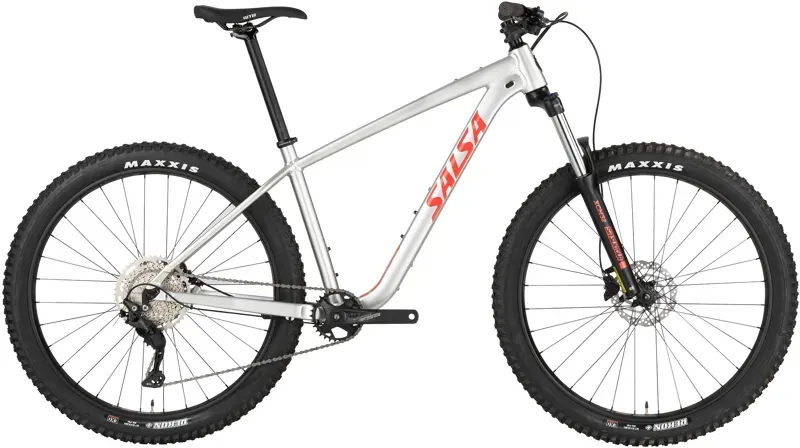 Salsa Rangefinder Deore 10 27.5+ Aluminum Mountain Bike in Silver
