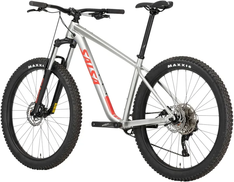 Salsa Rangefinder Deore 10 27.5+ Aluminum Mountain Bike in Silver-2